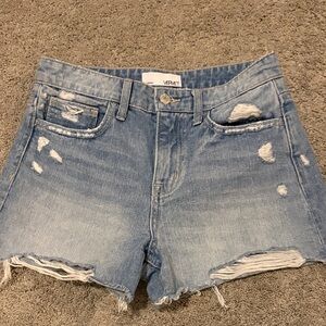 Velvet Women's Distressed Blue Jean Shorts